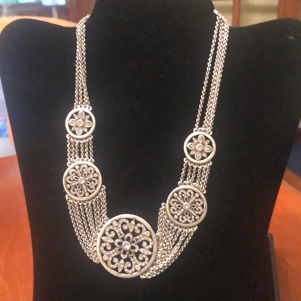 Touchstone crystal by Swarovski necklace